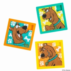Scooby-Doo! Plastic Slide Puzzles - 6 Pack